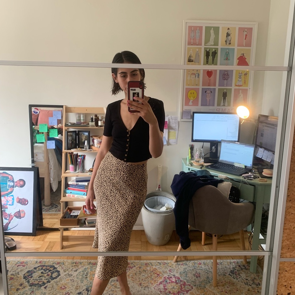 Animal Print Skirt